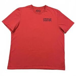 Oracle Redbull Racing Mens Red Graphic T Shirt Size XL